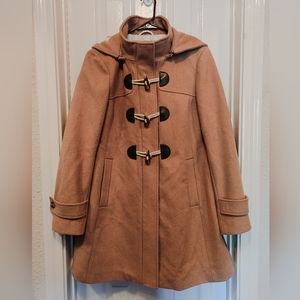 Momo Maternity Tan Wool Blend Coat